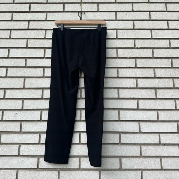 Eileen Fisher System Washable Stretch Crepe Slim Ankle Pants Black - Picture 7 of 10